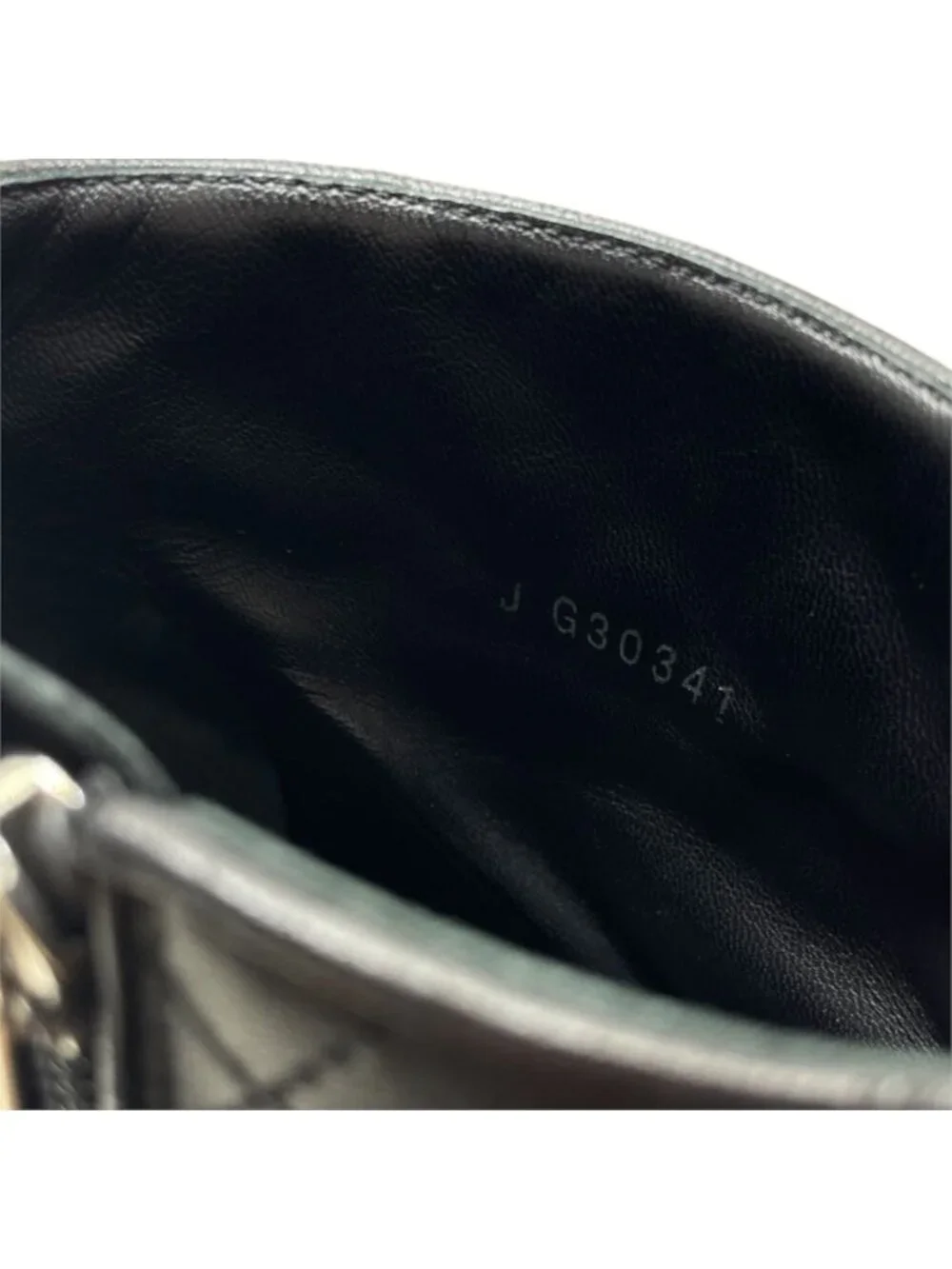 Chanel Short Boots CC Logo Quilted Lambskin Black Shoes Casual